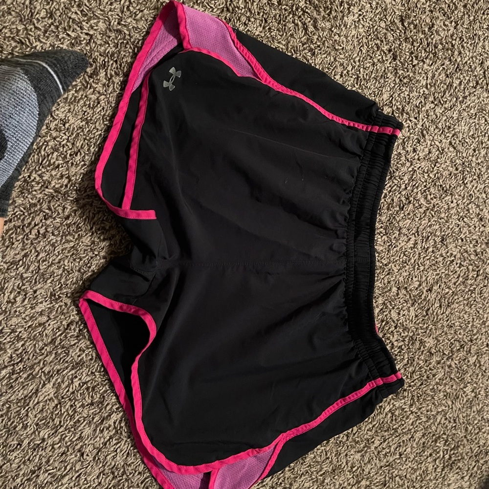 Large UA running shorts
